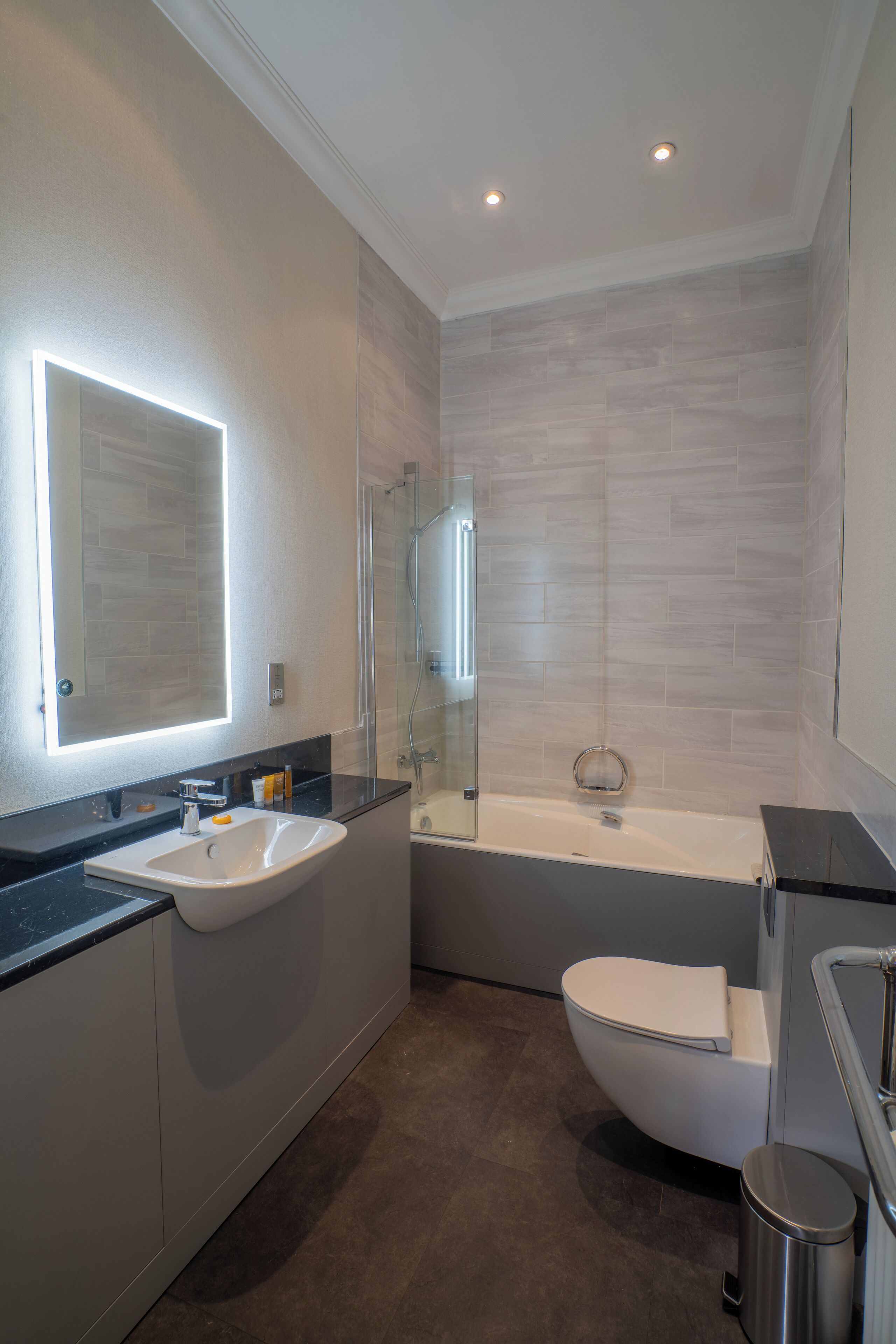 room (four poster) | bathroom | free toiletries, towels