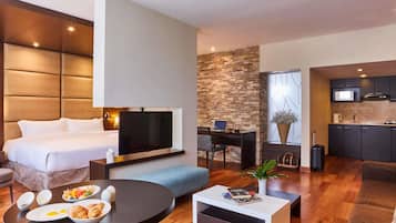 Literie de qualité supérieure, surmatelas, minibar