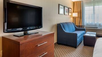 Desk, iron/ironing board, free cribs/infant beds, free WiFi