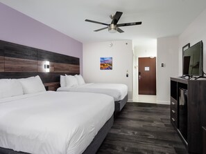 Room, 2 Queen Beds, Non Smoking | Premium bedding, desk, blackout curtains, free WiFi - HOM Hotel Gainesville, SureStay Collection by Best Western (Gainesville)