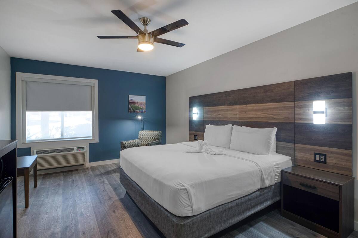 Standard Room, 1 King Bed, Non Smoking | Premium bedding, desk, blackout drapes, WiFi (free)