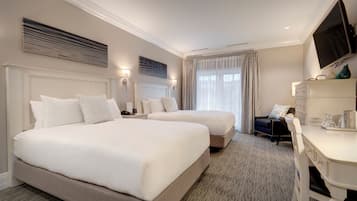 Egyptian cotton sheets, premium bedding, down duvets, pillow-top beds