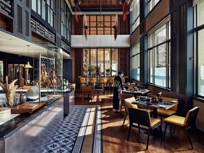 2 restaurantes: opção de café da manhã, almoço e jantar
