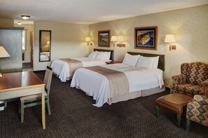 Standard Room, 2 Queen Beds | Desk, iron/ironing board, free WiFi, bed sheets - Lakeview Inns & Suites - Hinton (Hinton)