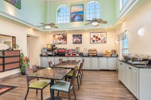 Free continental breakfast