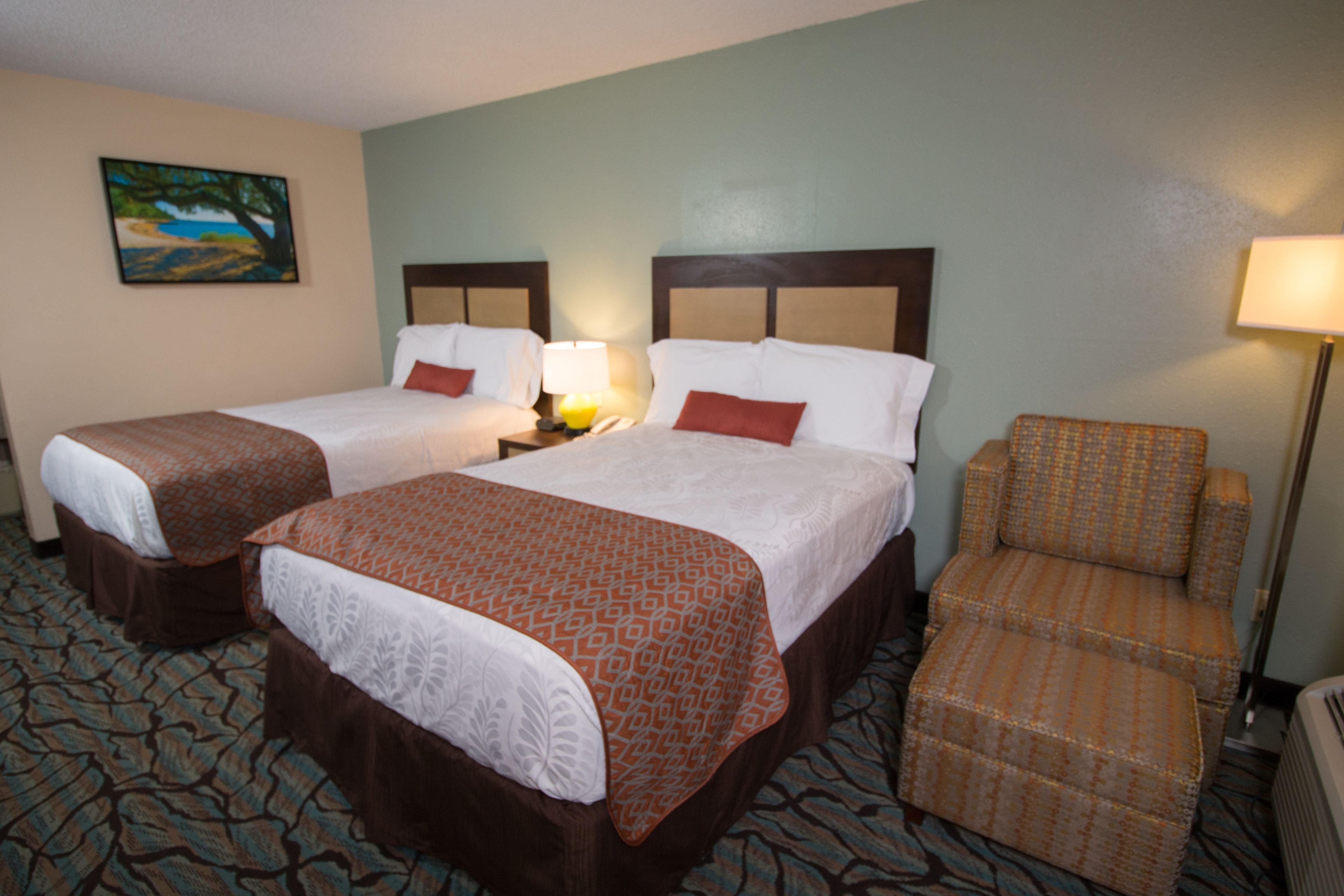 premium bedding, individually decorated, individually furnished, desk