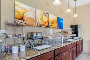 Free buffet breakfast