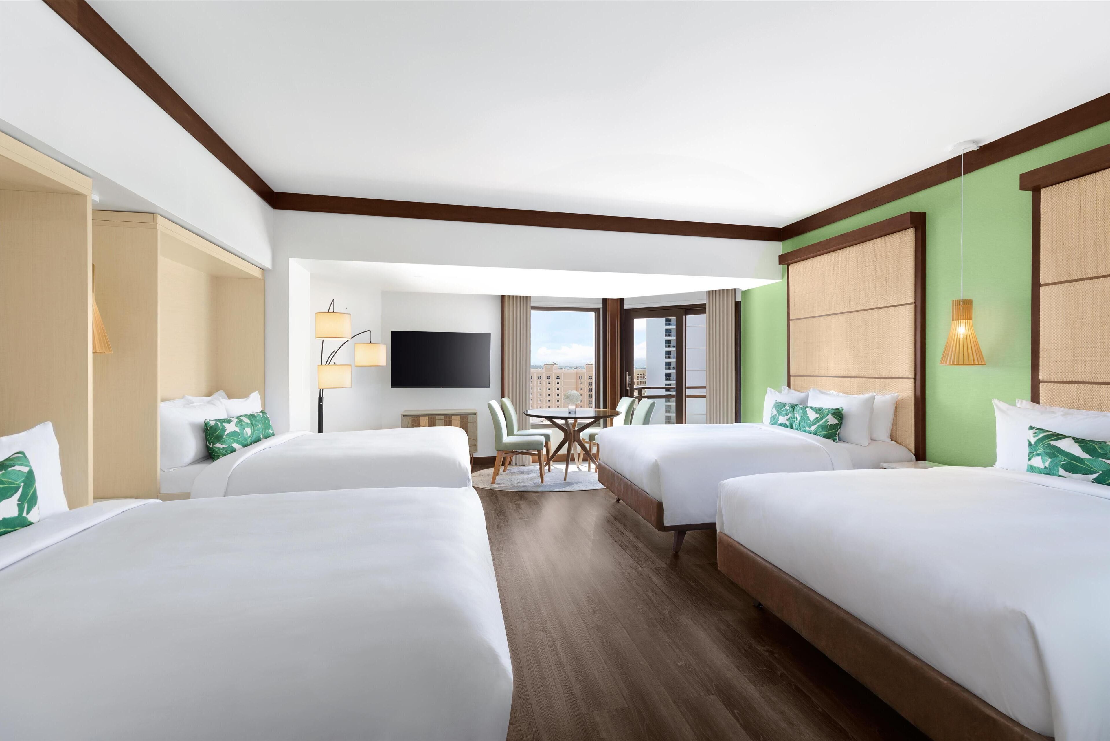 Studio, 2 Queen Beds, Ocean View-Children (6-11 yrs old) will incur additional charge for breakfast | 1 bedroom, in-room safe, individually decorated, individually furnished