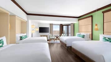 Studio, 2 Queen Beds, Ocean View-Children (6-11 yrs old) will incur additional charge for breakfast | 1 bedroom, in-room safe, individually decorated, individually furnished