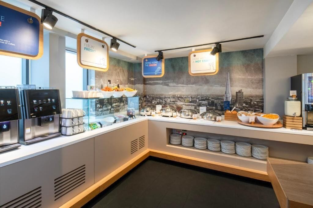 Free daily self-service breakfast 