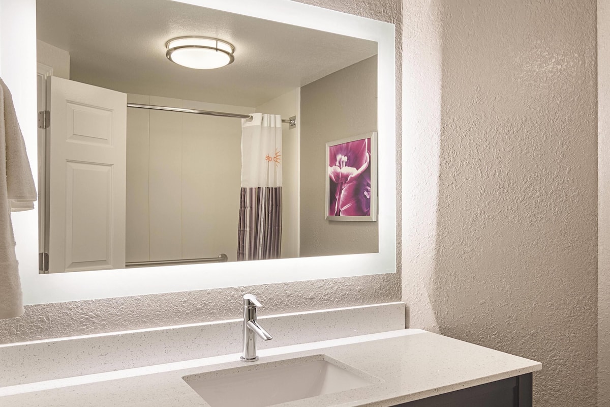 Room, 2 Double Beds, Non Smoking | Premium bedding, desk, laptop workspace, iron/ironing board