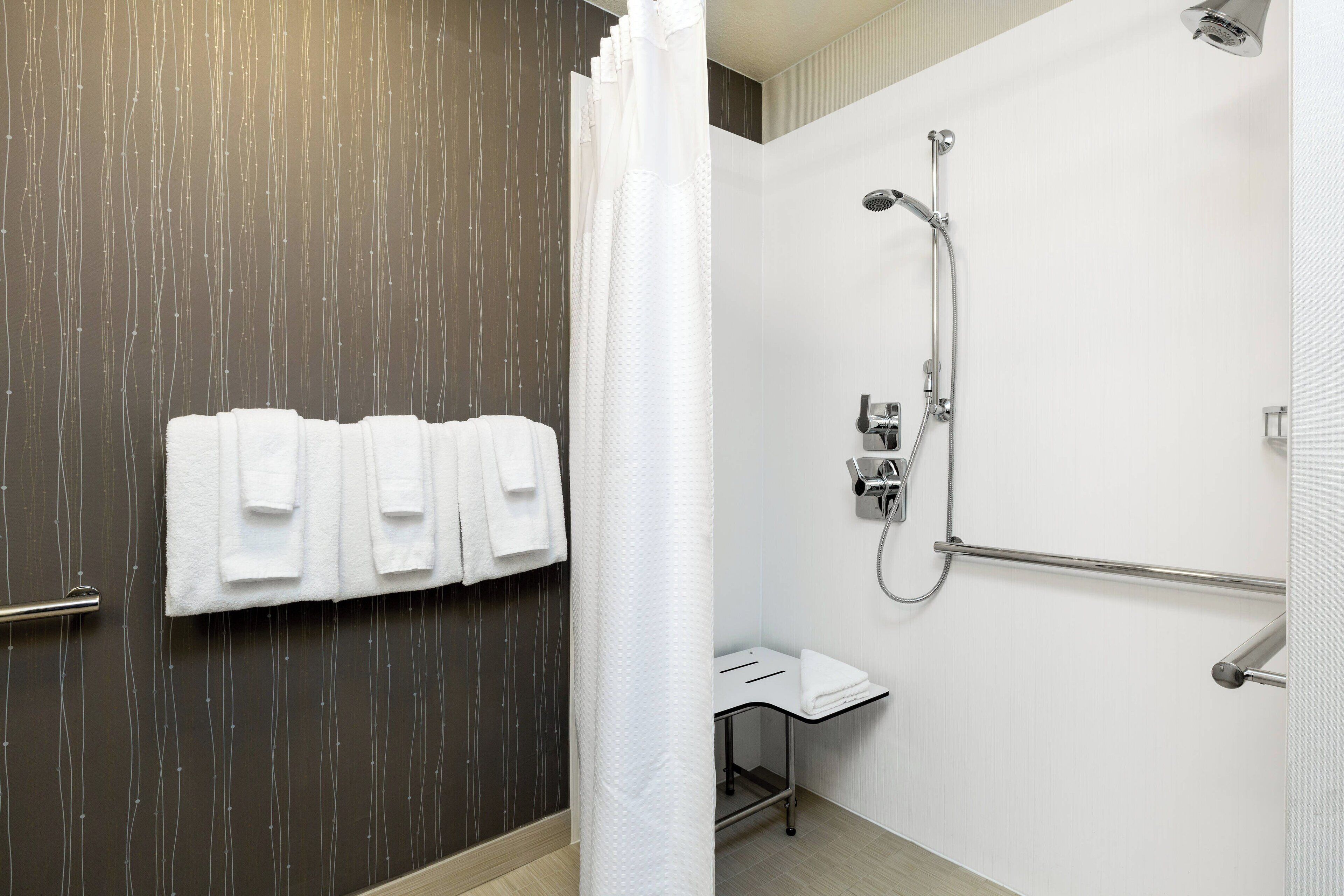 free toiletries, hair dryer, towels, soap