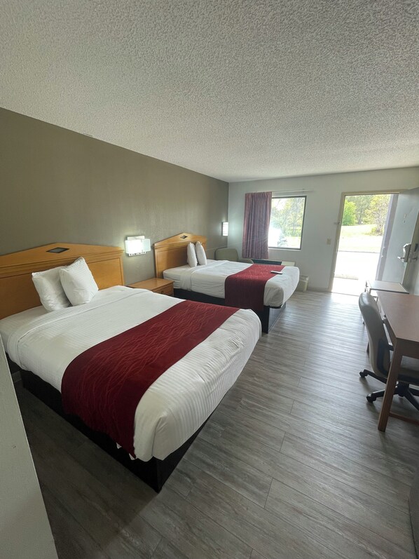 Desk, iron/ironing board, free WiFi, bed sheets