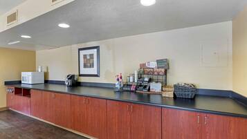 Free daily on-the-go breakfast