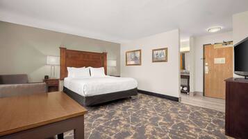 Suite, 1 King-Bett, Nichtraucher | Hochwertige Bettwaren, Daunenbettdecken, Pillowtop-Betten, Schreibtisch