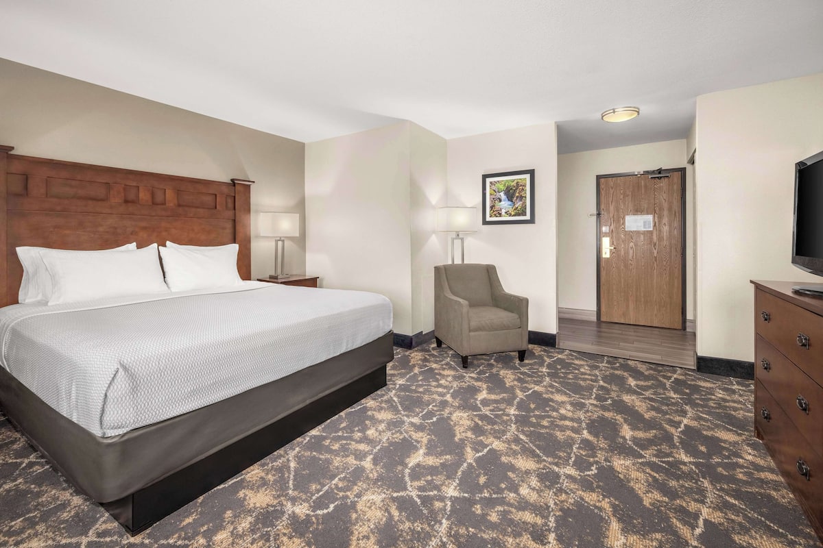 Premium bedding, down comforters, pillowtop beds, desk