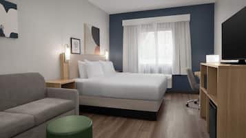 Schreibtisch, Bügeleisen/Bügelbrett, kostenloses WLAN, Bettwäsche