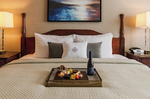 Ropa de cama de alta calidad y minibar