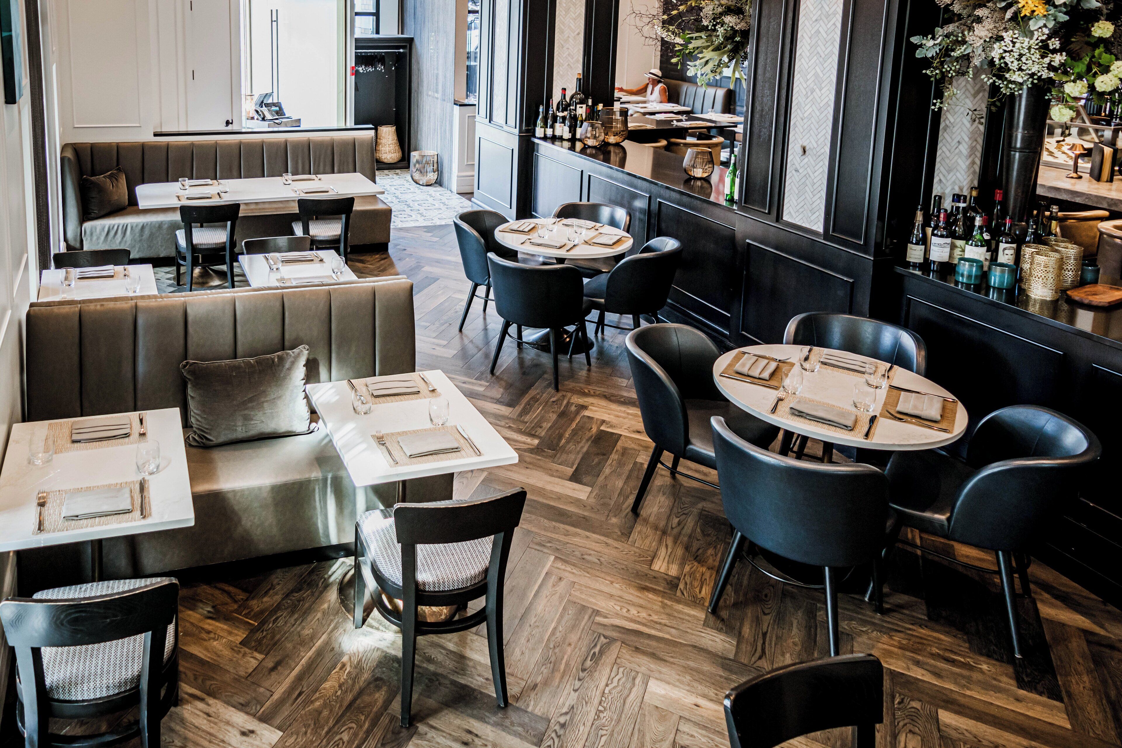 breakfast, lunch and dinner served