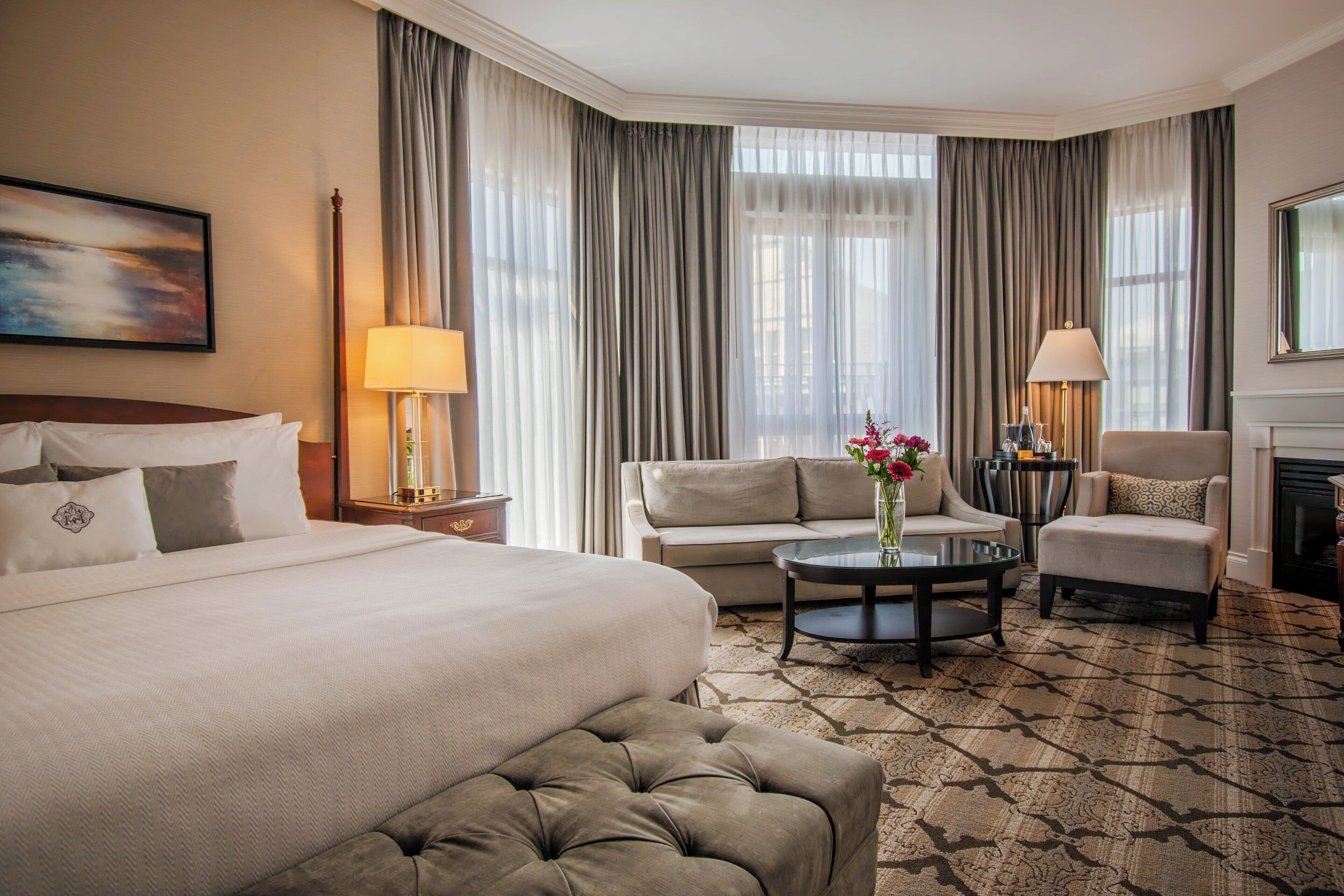 Premium bedding, minibar, in-room safe, desk