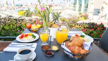 Morgenmadsbuffet hver dag mod et gebyr