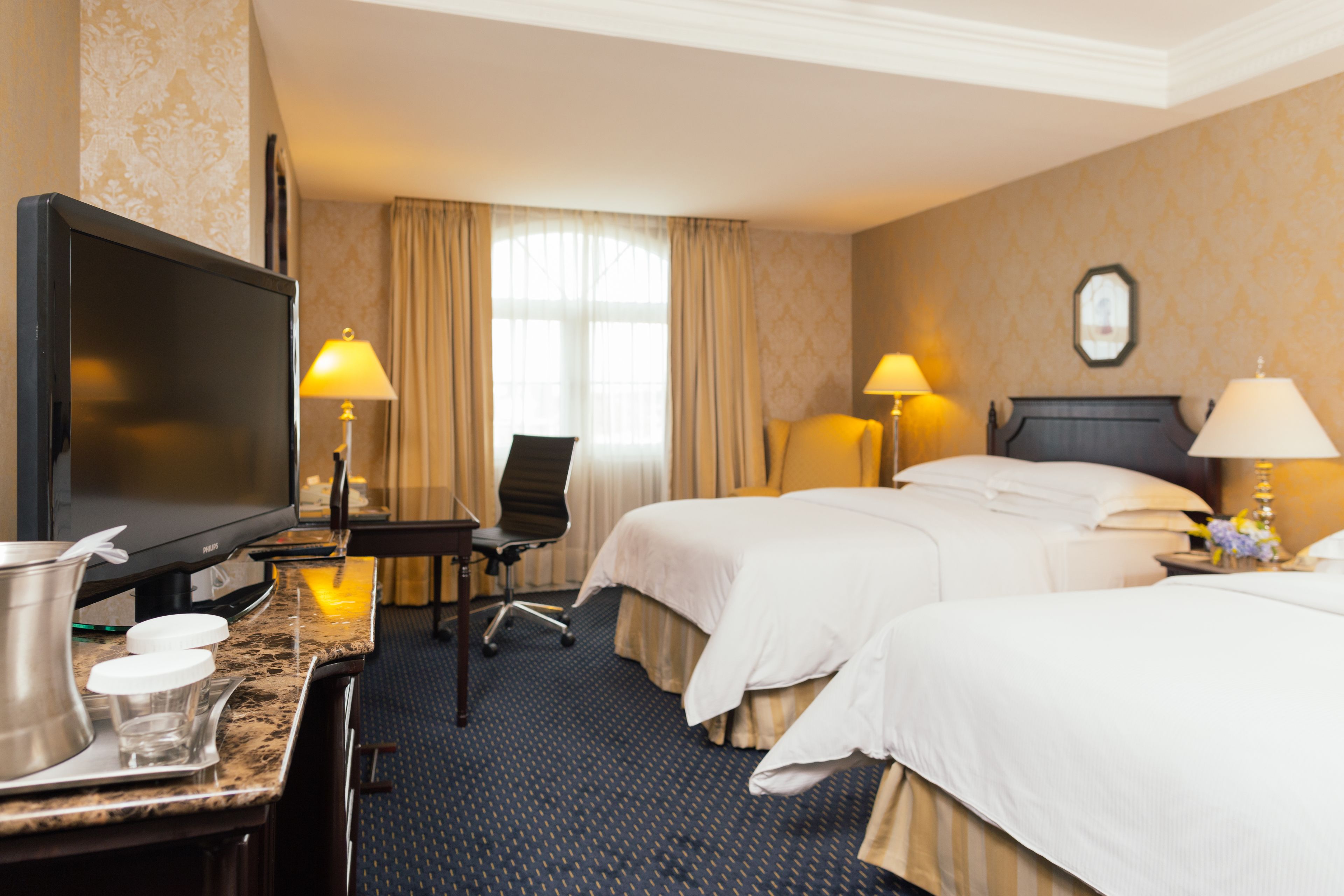 double room, 2 double beds | view from room