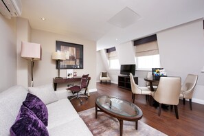 40-inch LCD TV with digital channels, TV, iPod dock