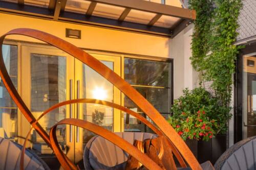 Rooftop terrace