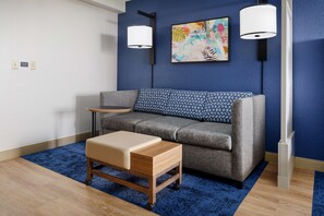 Premium bedding, down comforters, pillowtop beds, in-room safe