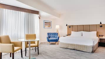 Premium bedding, minibar, in-room safe, desk