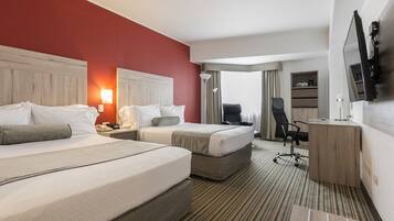 Ropa de cama de alta calidad y minibar