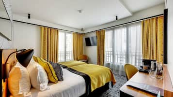 In-room safe, desk, blackout drapes, soundproofing