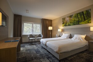 Habitación Confort doble | Caja fuerte, tabla de planchar con plancha, cunas (de pago)