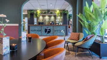 Siddeområde i lobbyen