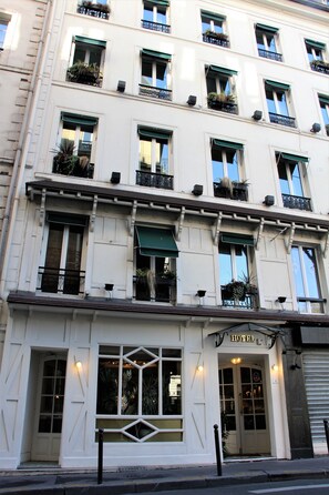 Façade de l’hébergement