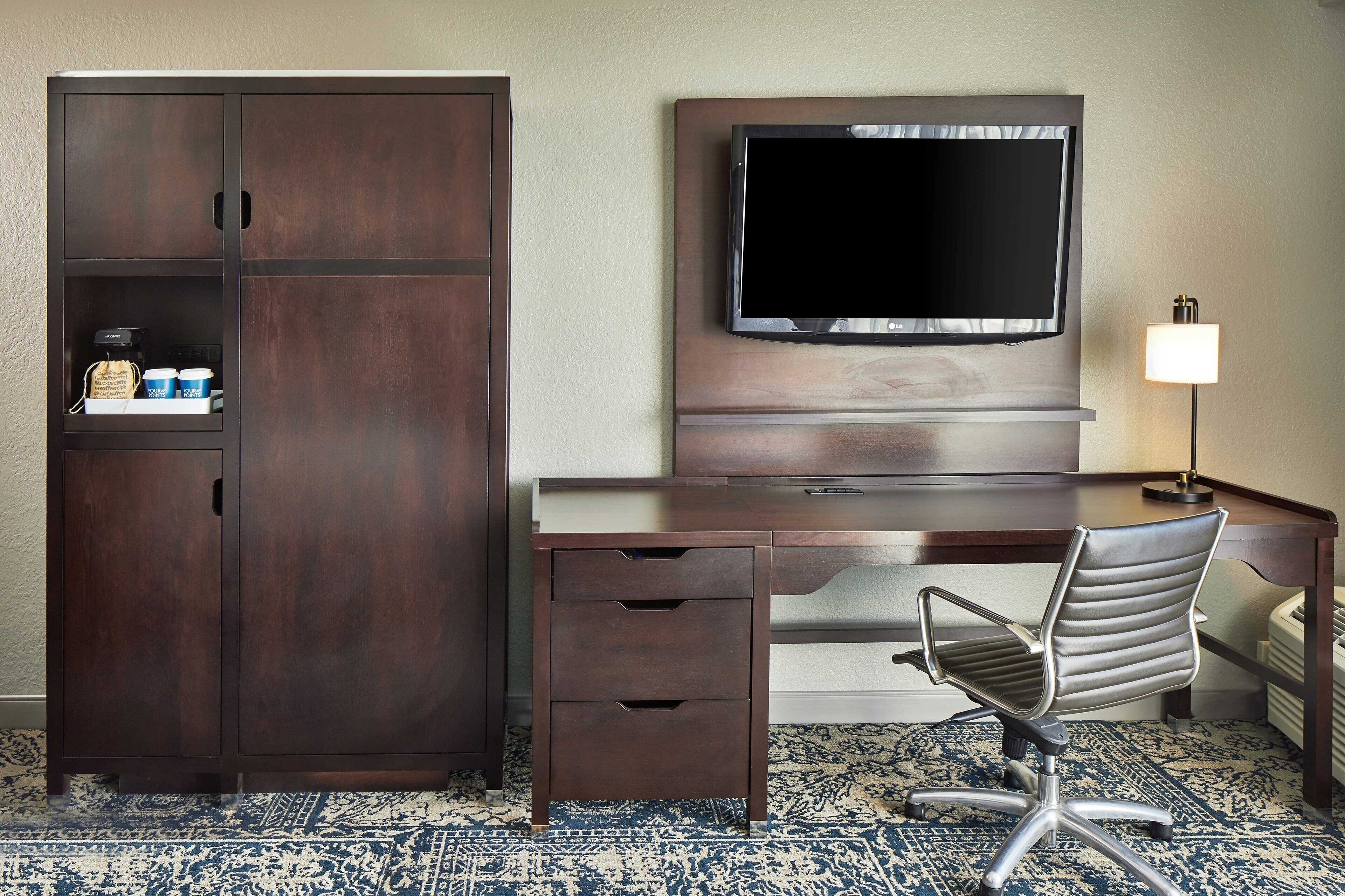 pillow-top beds, in-room safe, desk, laptop workspace