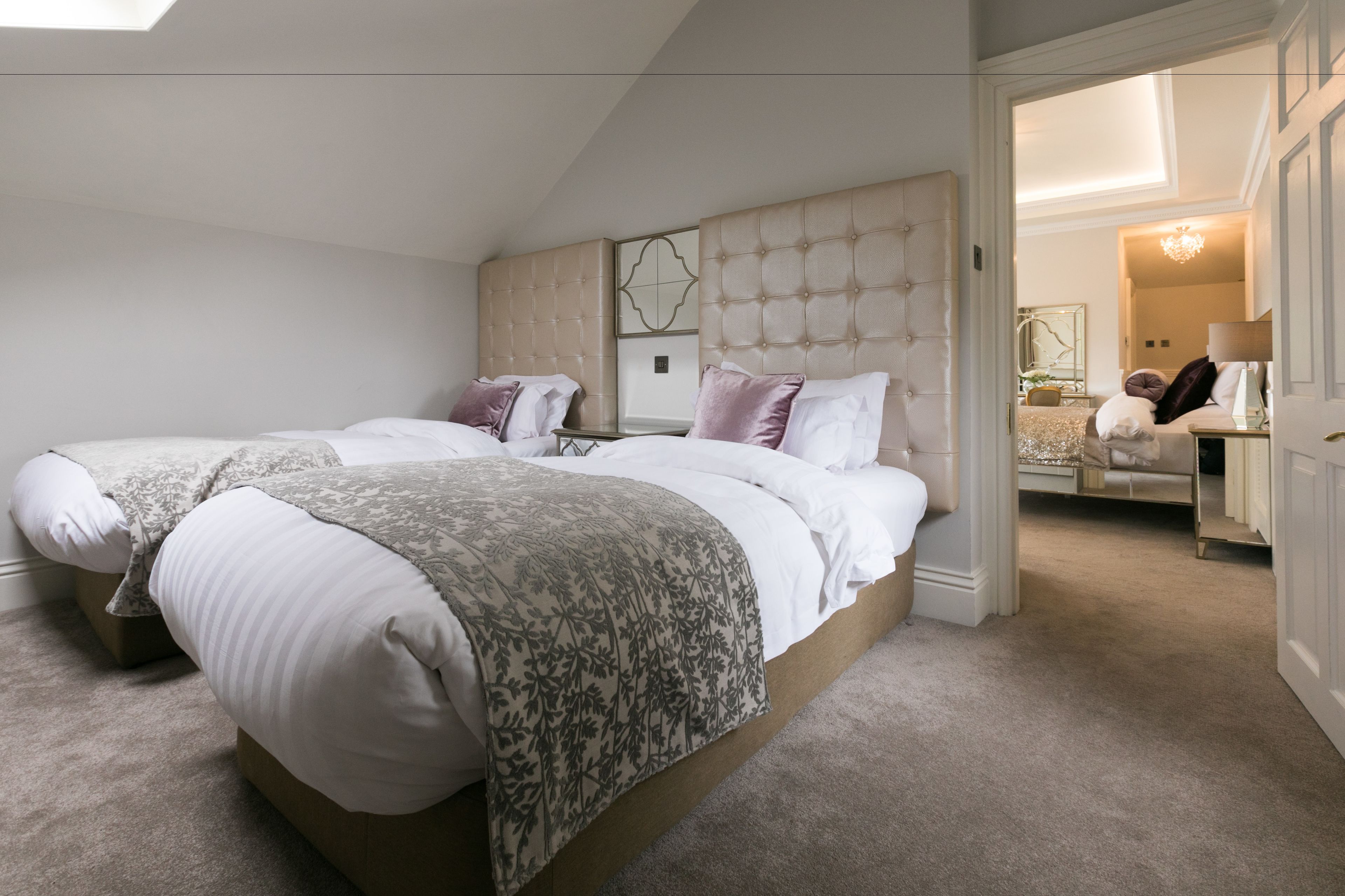 executive suite, 2 bedrooms | premium bedding, pillow-top beds, desk, iron/ironing board