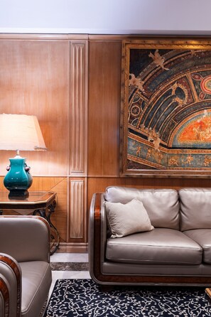 Sala de estar en el lobby