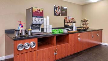 Free daily on-the-go breakfast