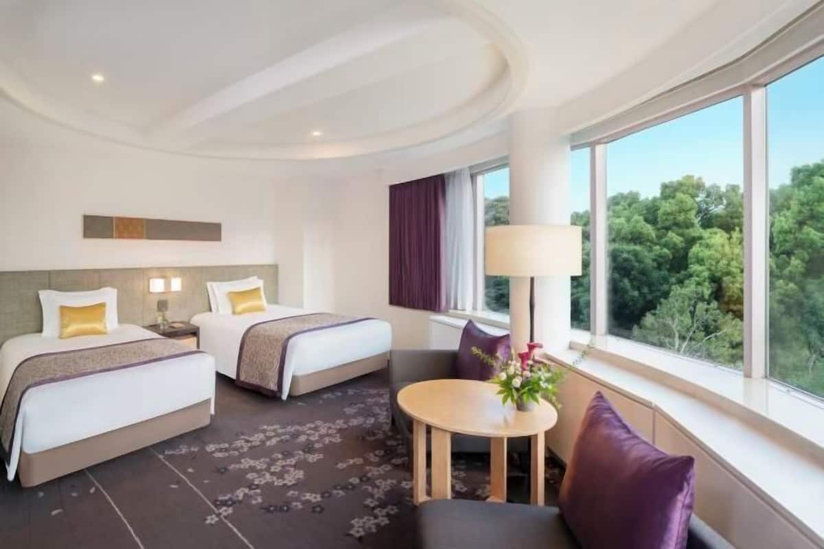 Down duvets, minibar, in-room safe, desk