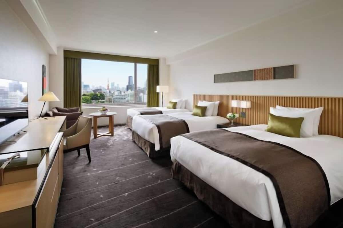 Down duvets, minibar, in-room safe, desk