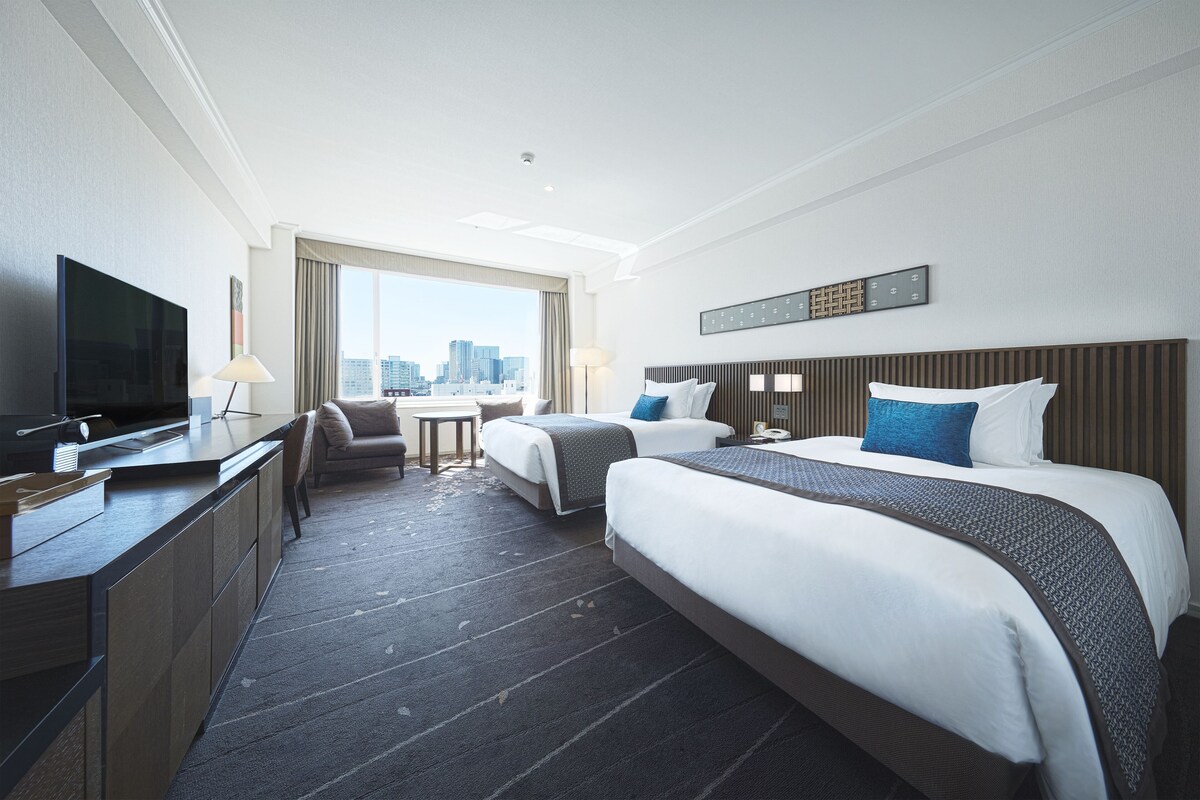 [Executive Floor] Deluxe Twin Room, Non Smoking + Lounge/Sauna Access