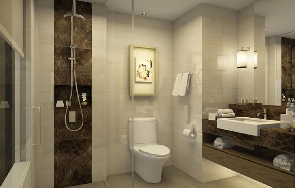 Bathroom | Free toiletries, hair dryer, bathrobes, slippers