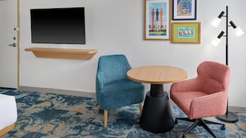 Premium bedding, in-room safe, blackout drapes, iron/ironing board