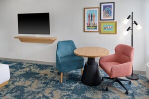 Ropa de cama de alta calidad, caja fuerte, cortinas opacas