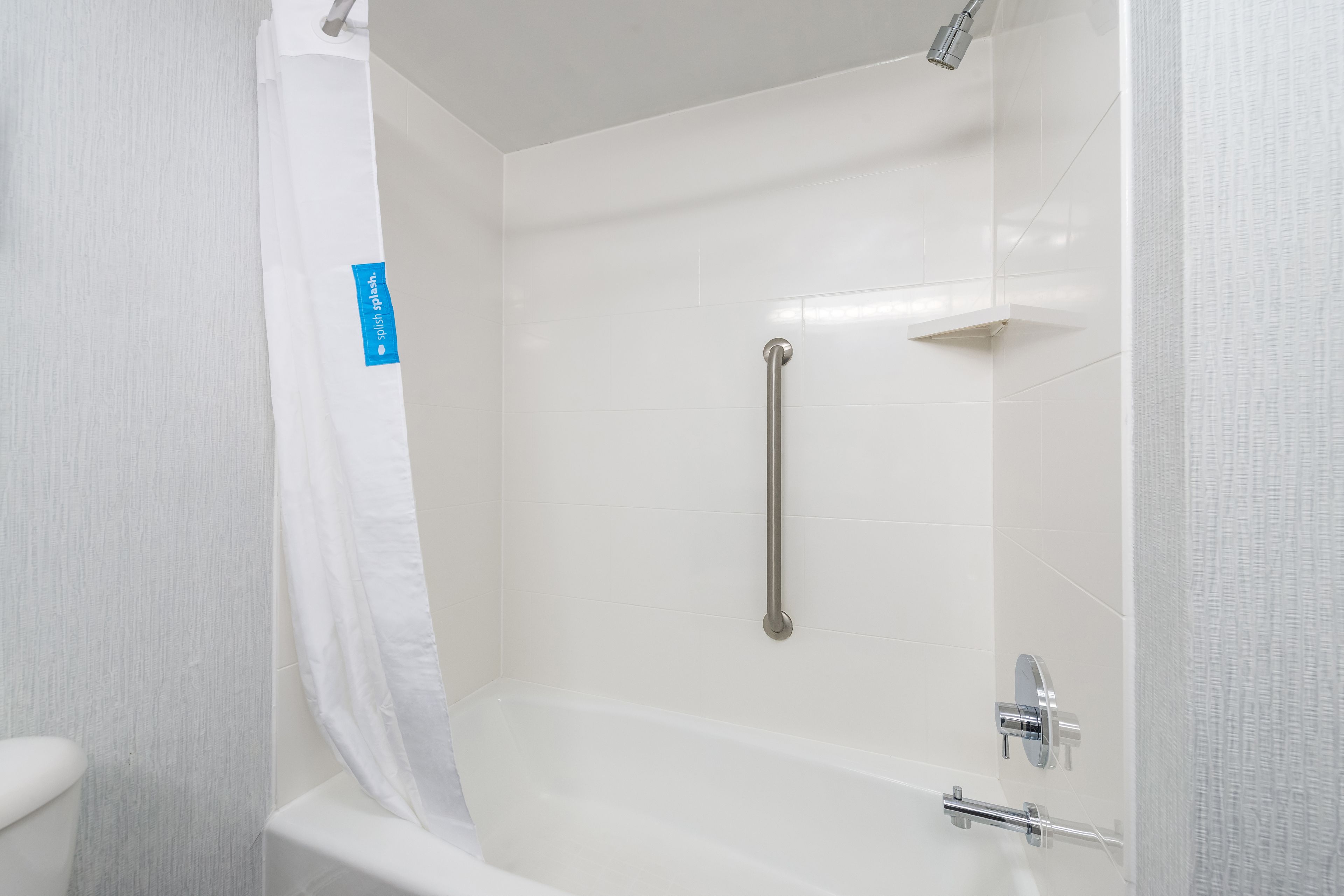 free toiletries, hair dryer, towels