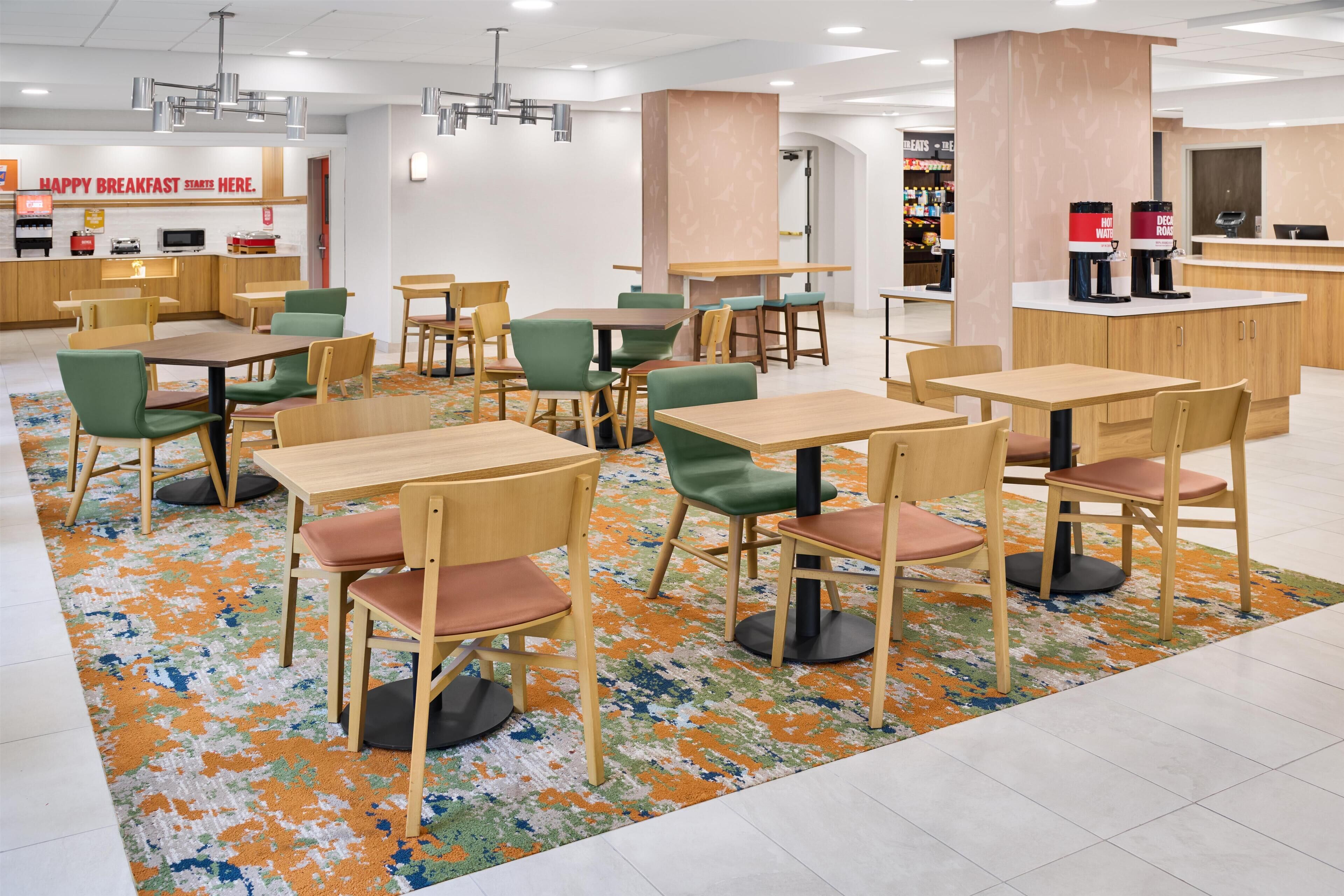 Petit déjeuner à emporter compris tous les jours