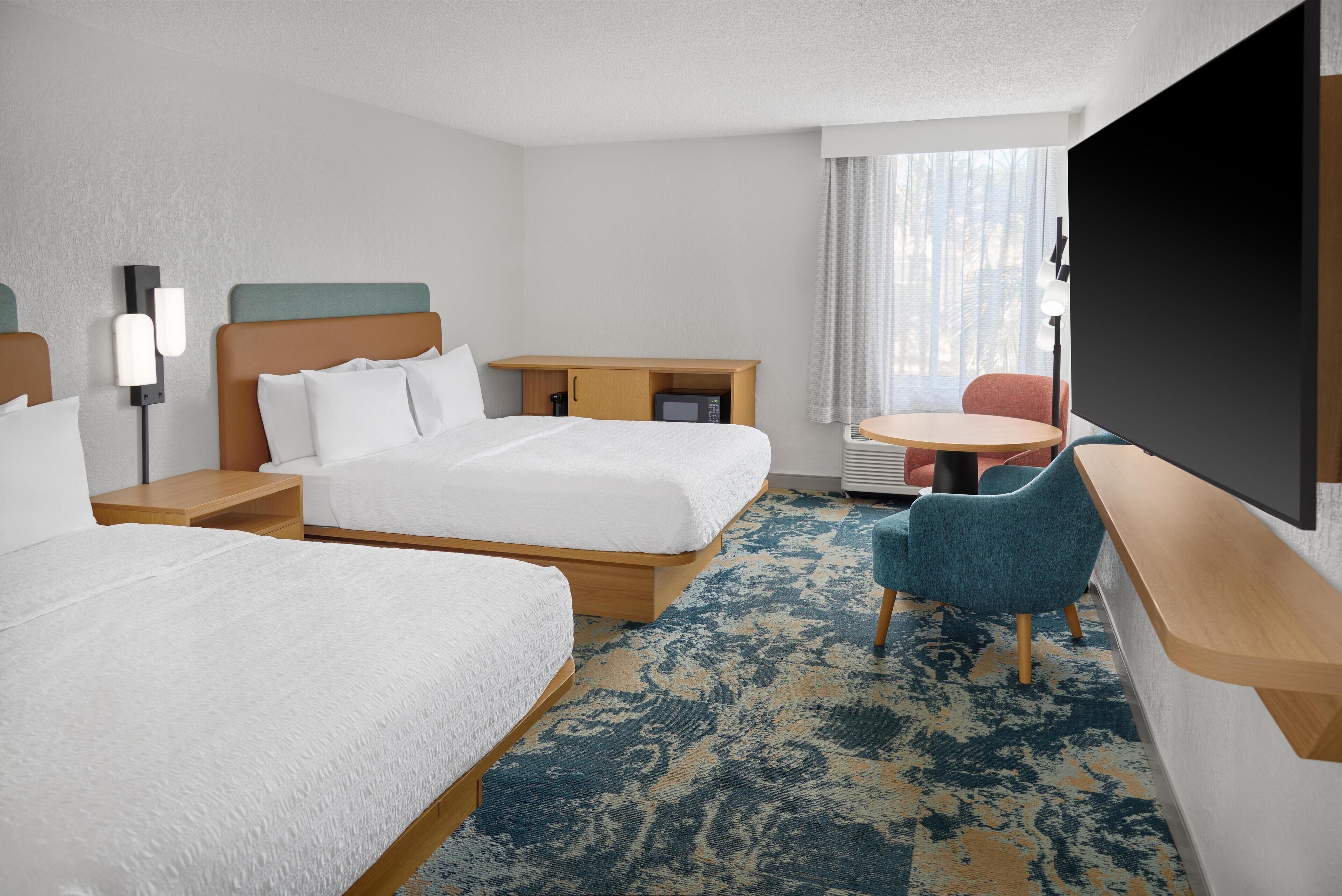 Premium bedding, in-room safe, blackout curtains, iron/ironing board