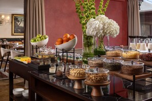 Daily buffet breakfast (EUR 30 per person)