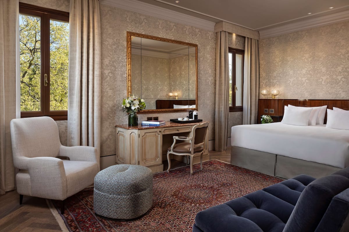 1 slaapkamer, hypoallergeen beddengoed, donsdekens, een minibar